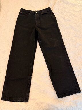 Zara Men’s Straight Black Denim Jeans
